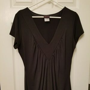 Torrid Black V Neck Top